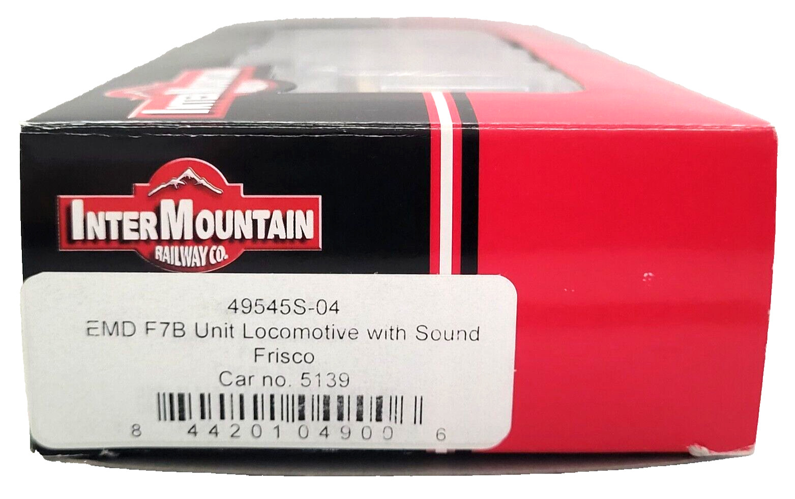 Intermountain 49545S-04 HO Scale F7B Frisco #5139 DC Sound New Tested