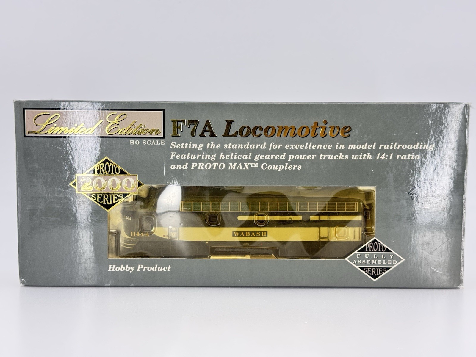 HO Proto 2000 Wabash F7A Powered Diesel Locomotive WAB #1144A