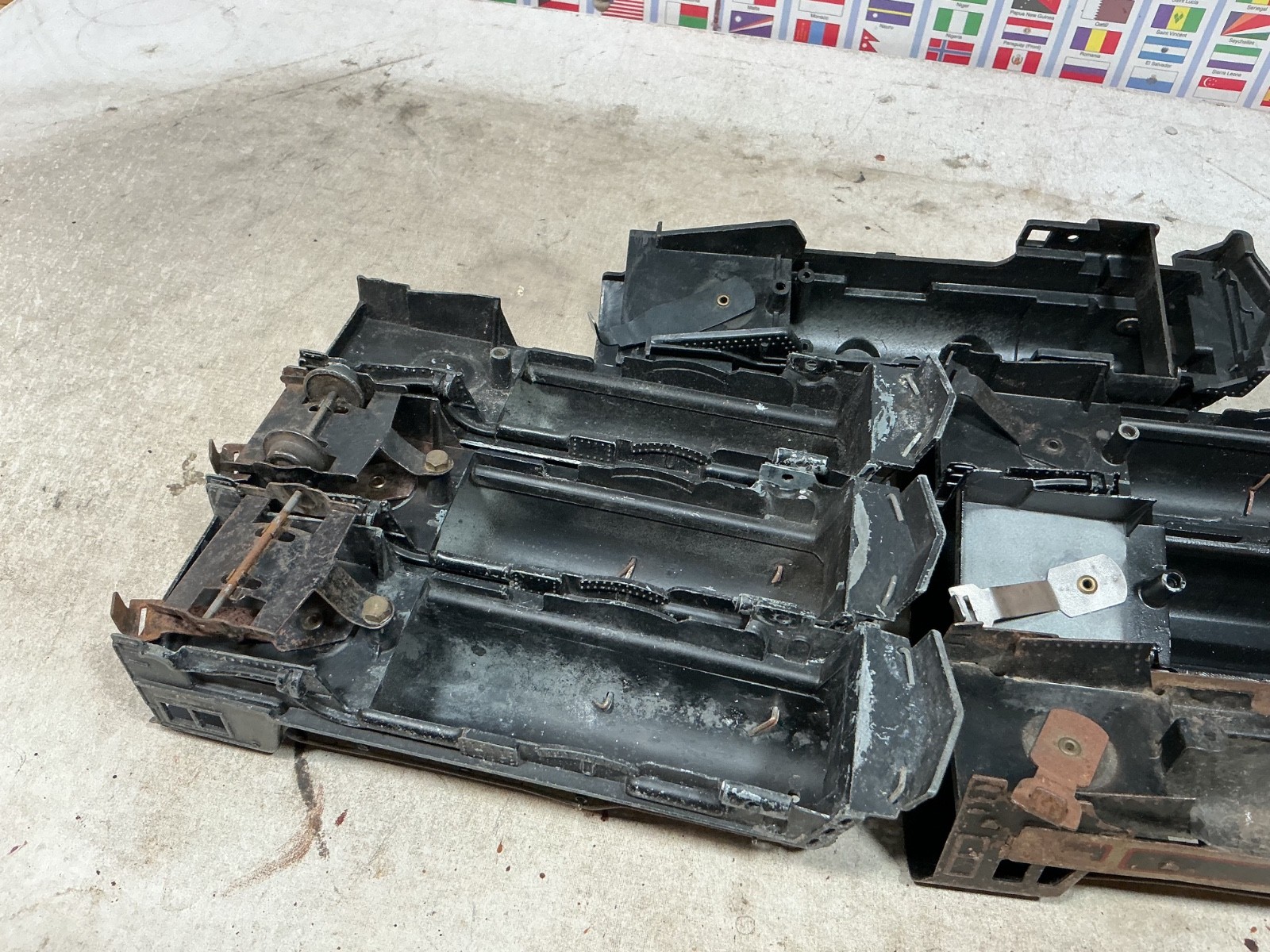 Marx O scale Postwar – Steam Engine Shell PARTS lot