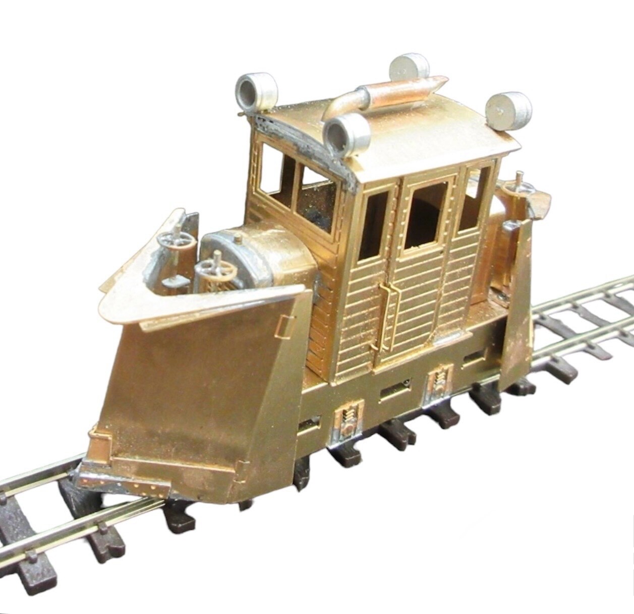 0n18/O9 Scale P.H Center Cab Snow Plow Diesel Locomotive Kit Narrow Gauge On18