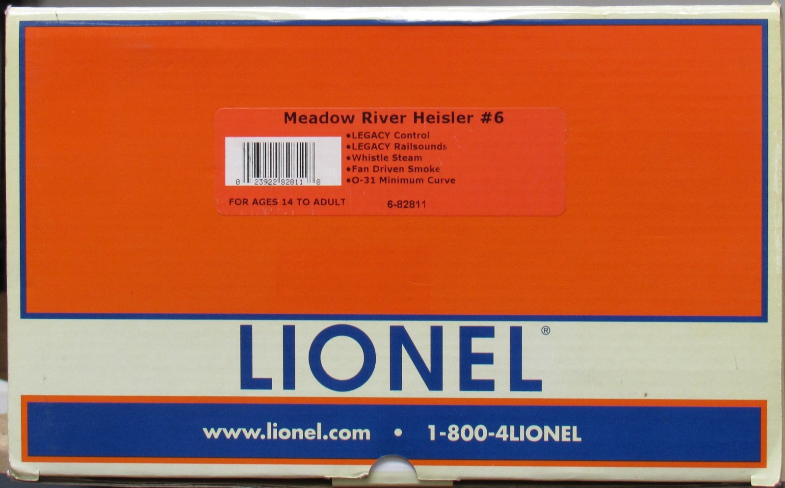 Lionel 82811 Meadow River Lumber Heisler Steam Engine w/Legacy O-Gauge LNIB