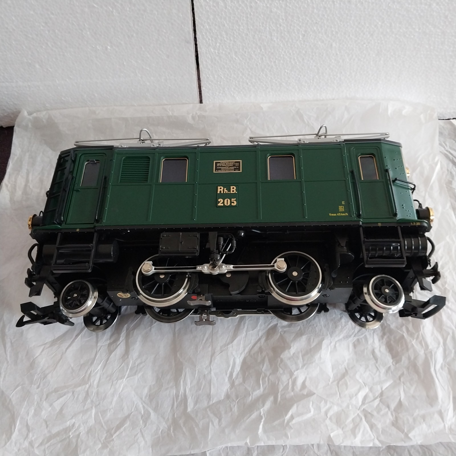 Lehmann LGB 21450 G Scale Swiss Rhaetian Railway Ge 2/4 Electric Locomotive Box