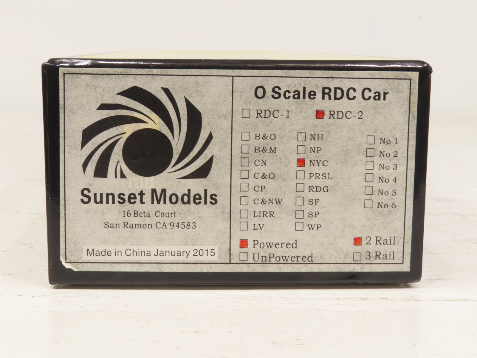 Sunset Models 3rd Rail RDC-2 NYC Powered RDC Car LN