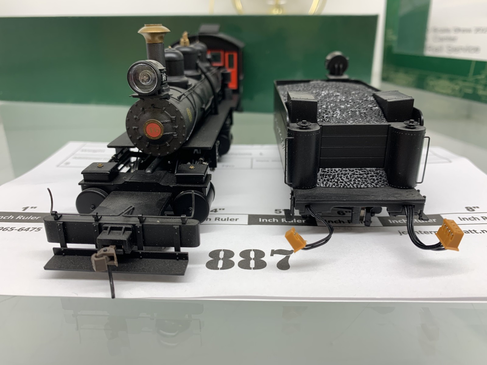 887 Spectrum Bachmann Colorado Mining Co. 2-6-6-2 w/Tender On30 Scale 1:48 DCC