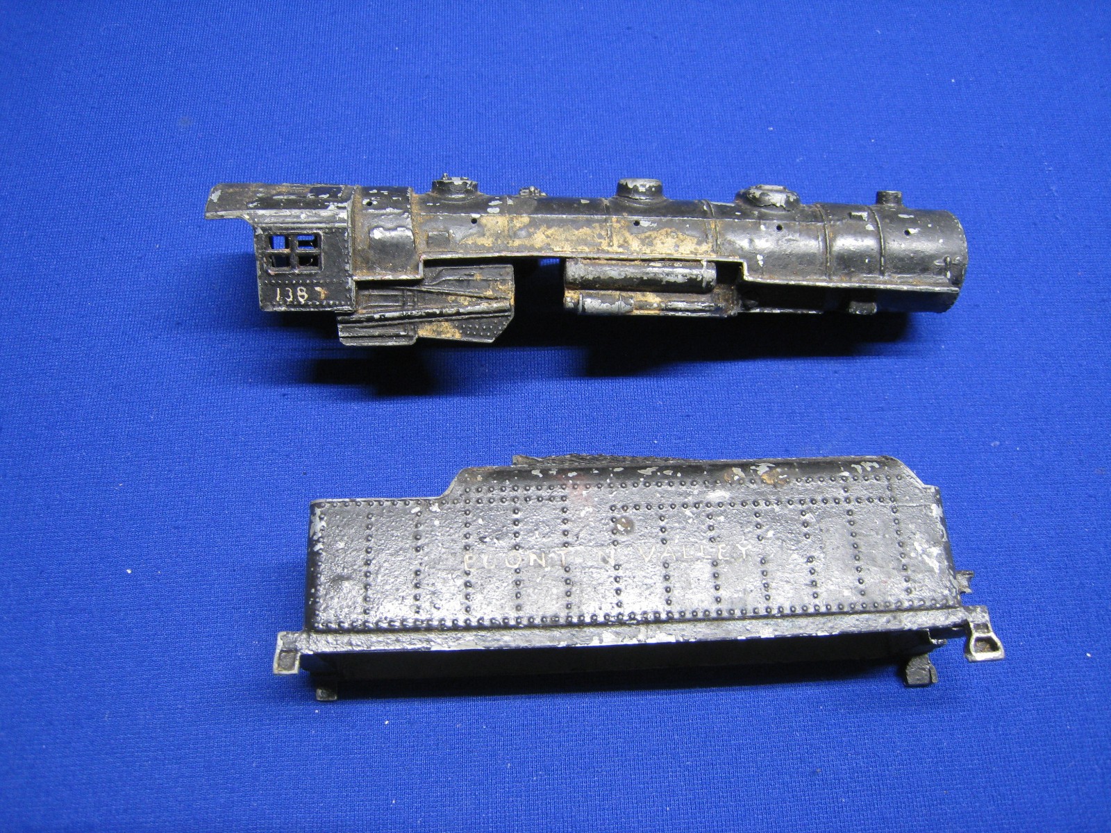 HO Scale American Flyer Steam Engine Boiler & Tender – For Parts – Cast Iron