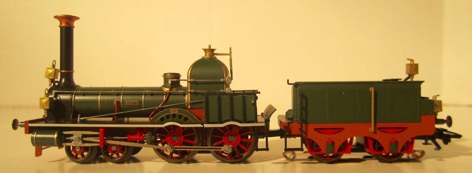 Märklin: Old-Timer Steam “Rhein” Loco of SNB / #36473 – Digital AC