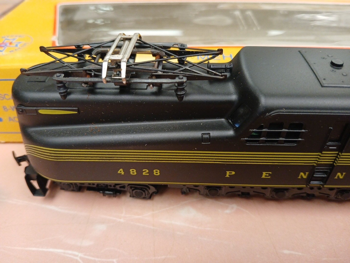 Mehano HO PRR GG1 Electric Locomotive #4828 PRR w/Box UNTested MAKE OFFER NEW OS