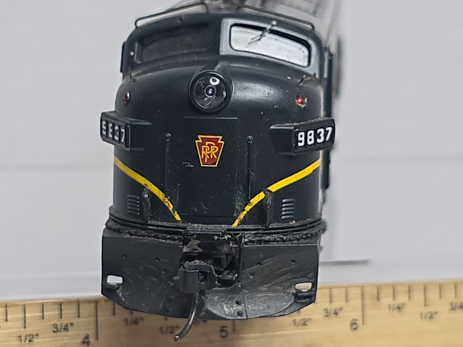 Custom Atlas HO 8309 Pennsylvania PRR 9837 EMD FP-7 A Unit Roof Antennas Runs