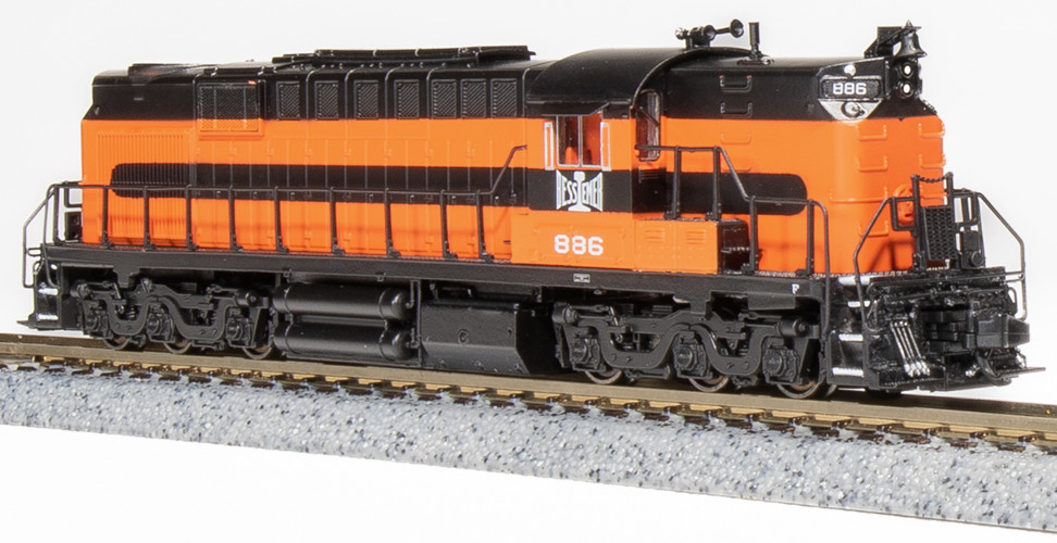 BROADWAY LIMITED 6615 N Alco RSD-15 B&LE #886 Orange & Blk Paragon4 Sound/DC/DCC