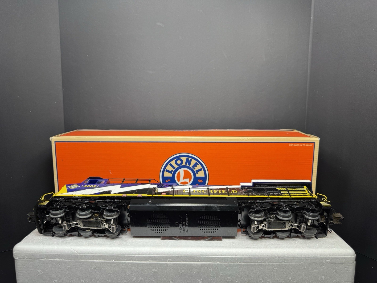 Lionel LEGACY 6-38409 CSX heritage Clinchfield AC6000 diesel engine #3602 EX