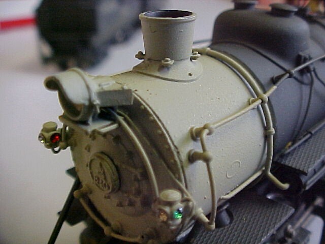 Westside Models HO scale brass 2-8-2 B&O Locomotive with aux. tender in OB