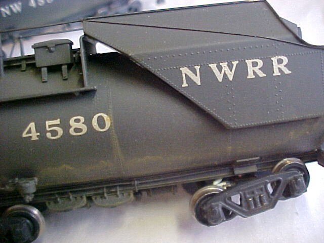 Westside Models HO scale brass 2-8-2 B&O Locomotive with aux. tender in OB