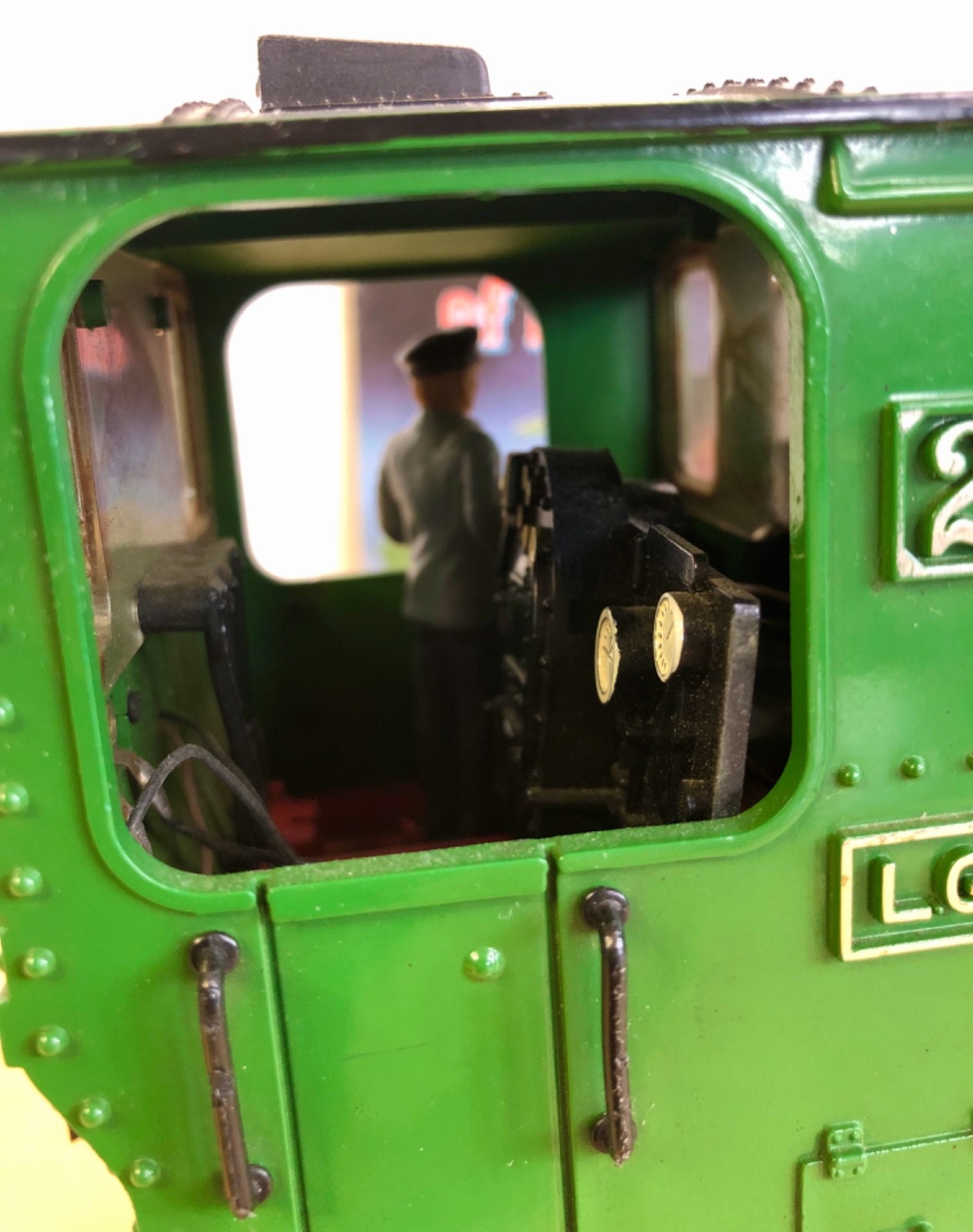 LGB G Gauge 0-4-0 Steam Locomotive Cab, Chassis, Boiler Tank w/Weight, Engineer
