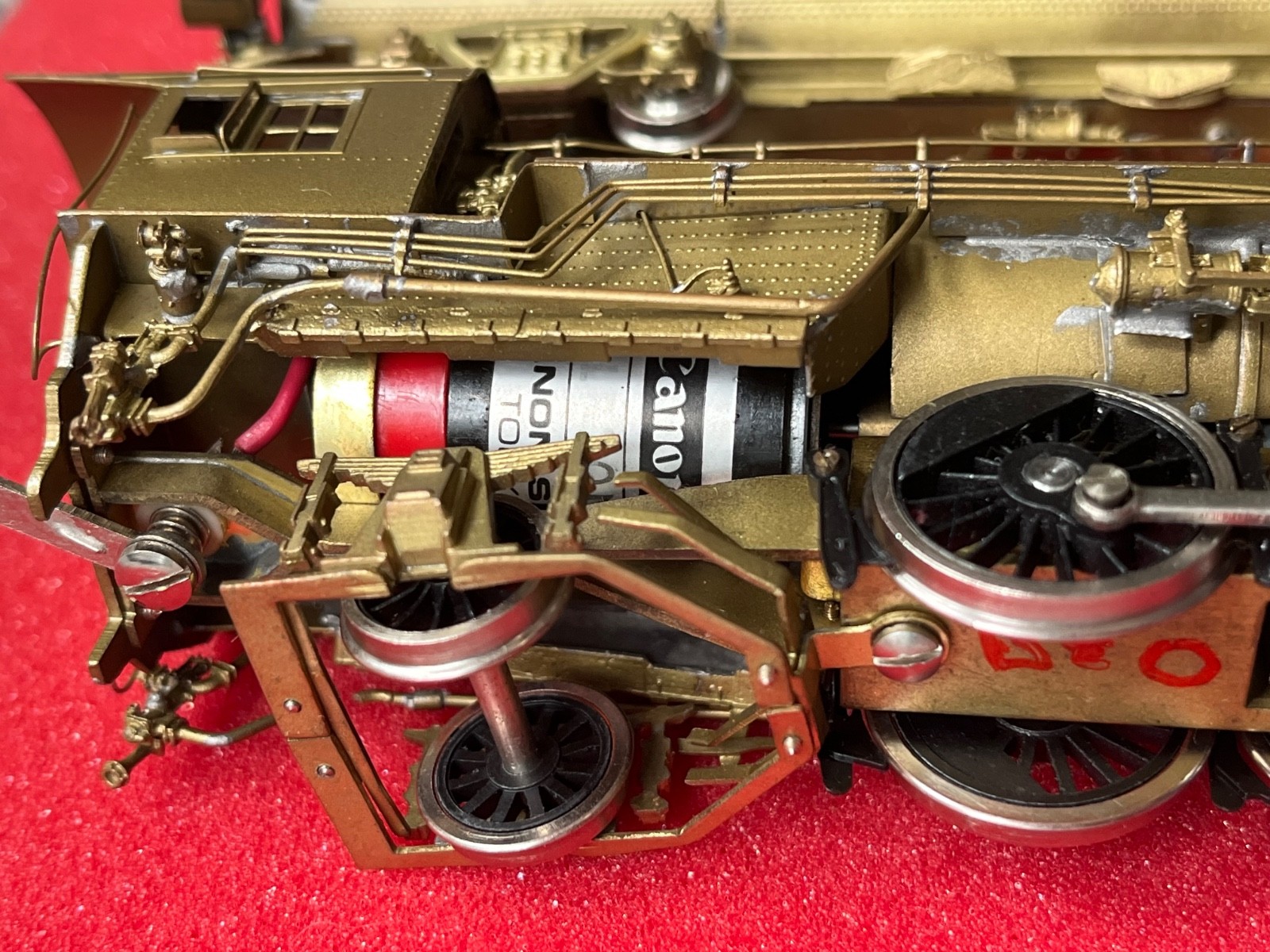 HO Westside Model CO. Brass SAMHONGSA B&O Can Motor Q-4D MIKADO 2-8-2 KOREA!