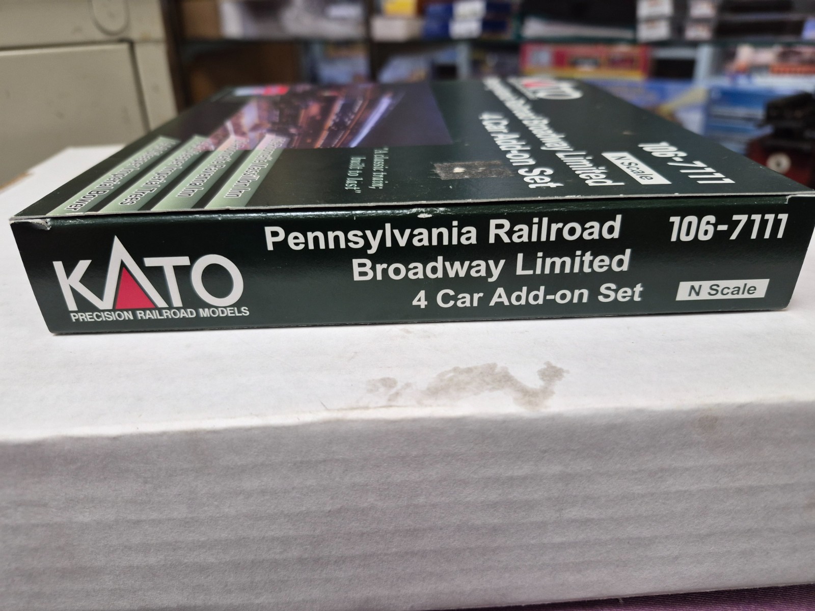 KATO 106-7111 N SCALE PENNSYLVANIA BROADWAY LIMITED 4 CAR ADD ON SET NEW