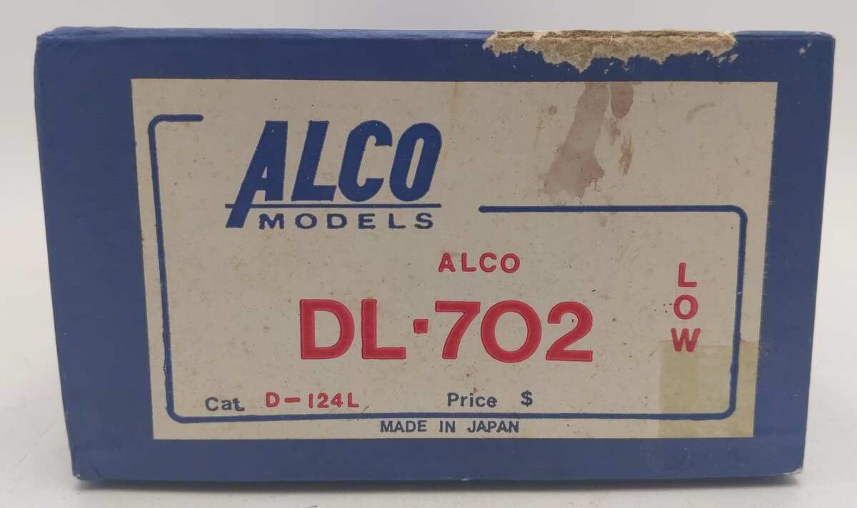 Alco Models D-124L HO BRASS Alco DL-702 Diesel w/Low Nose/Box