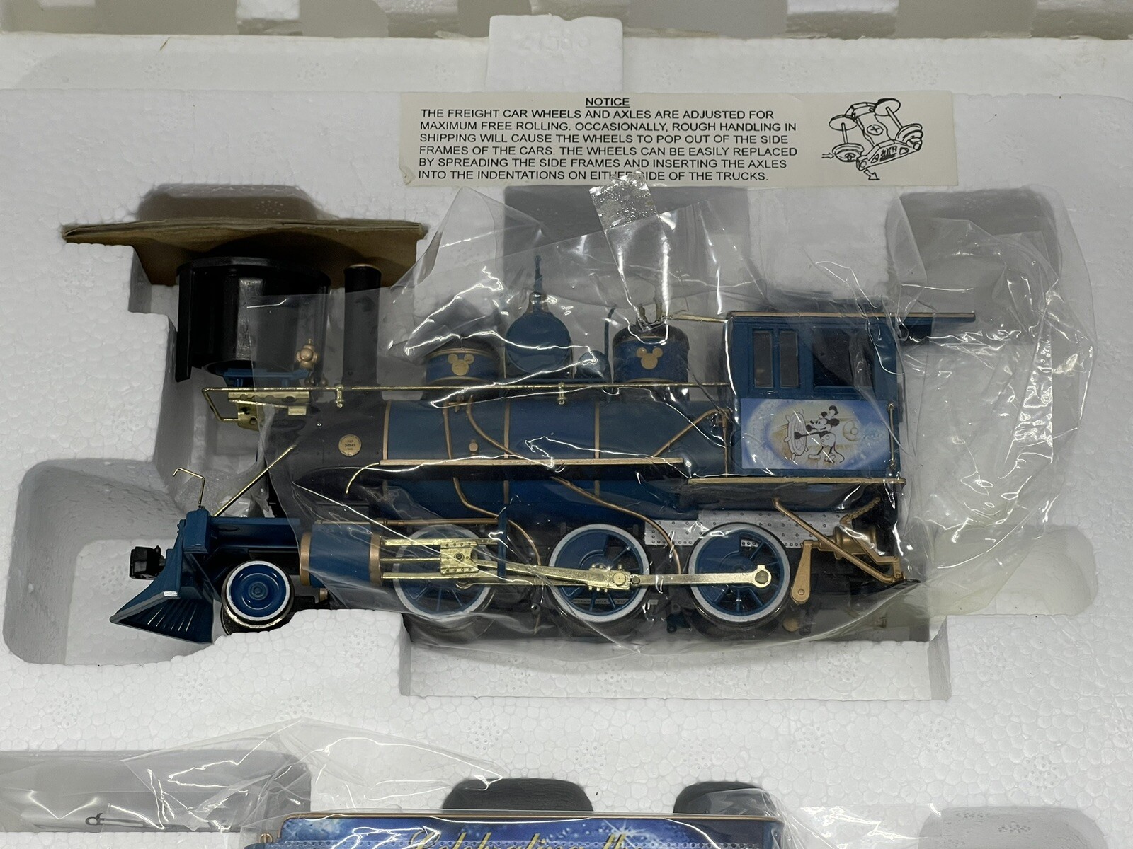 BACHMANN HAWTHORNE VILLAGE ON30 MICKEY MOUSE STEAM ENGINE and COAL TENDER