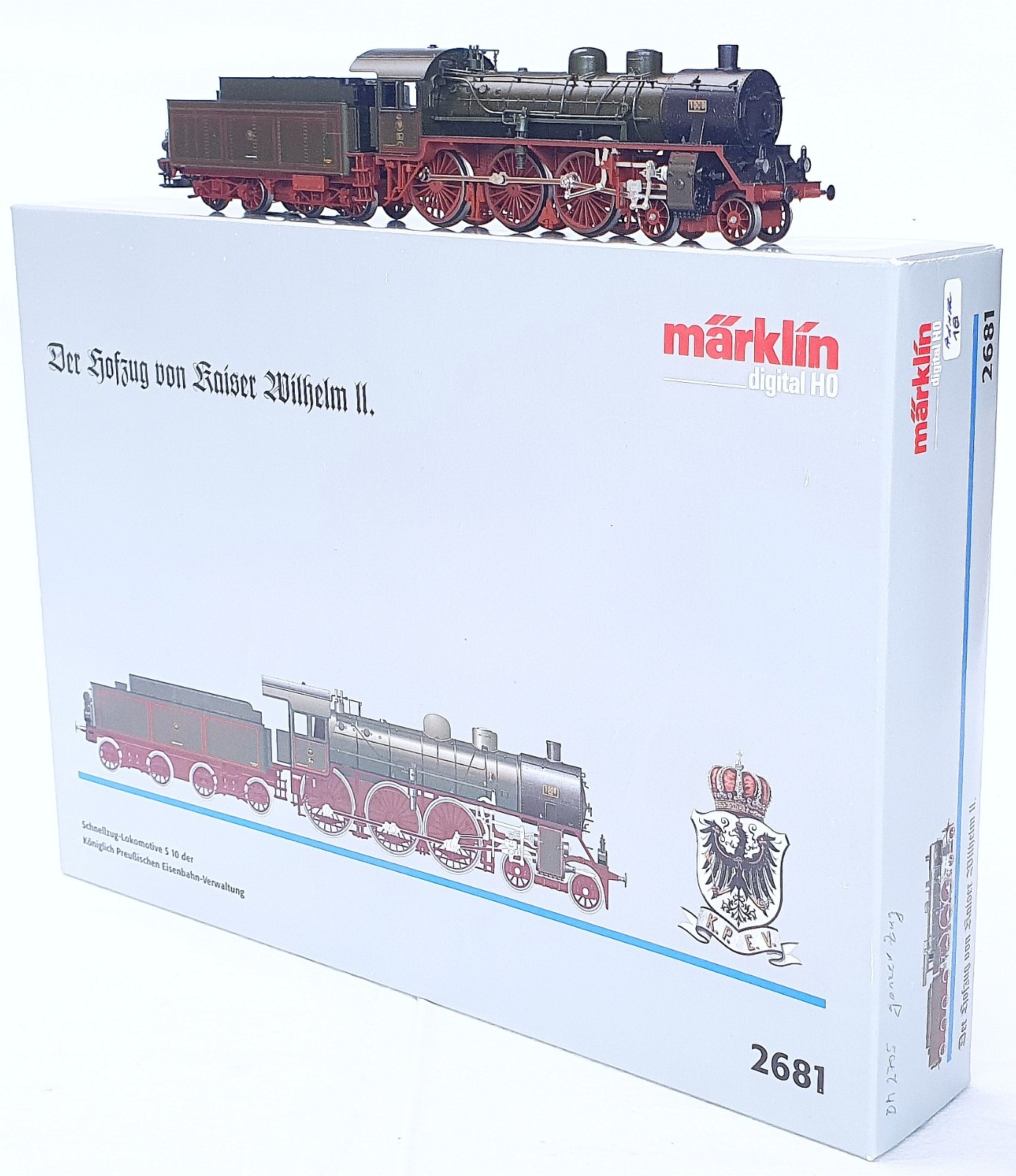Marklin DIGITAL AC HO IMPERIAL COURT S10 STEAM LOCOMOTIVE EMPEROR WILHELM II MIB