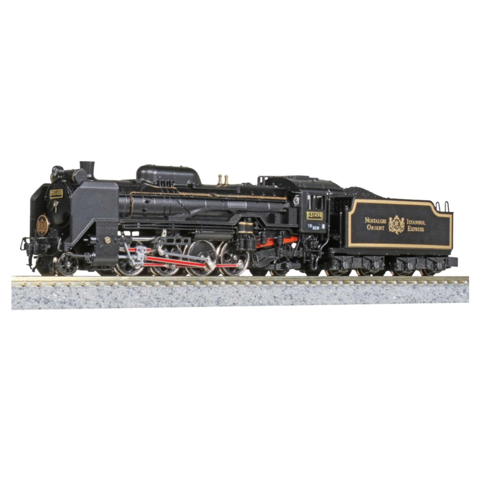 KATO 2016-D D51 498 Orient Express ’88 Steam Locomotive N Scale Model Train