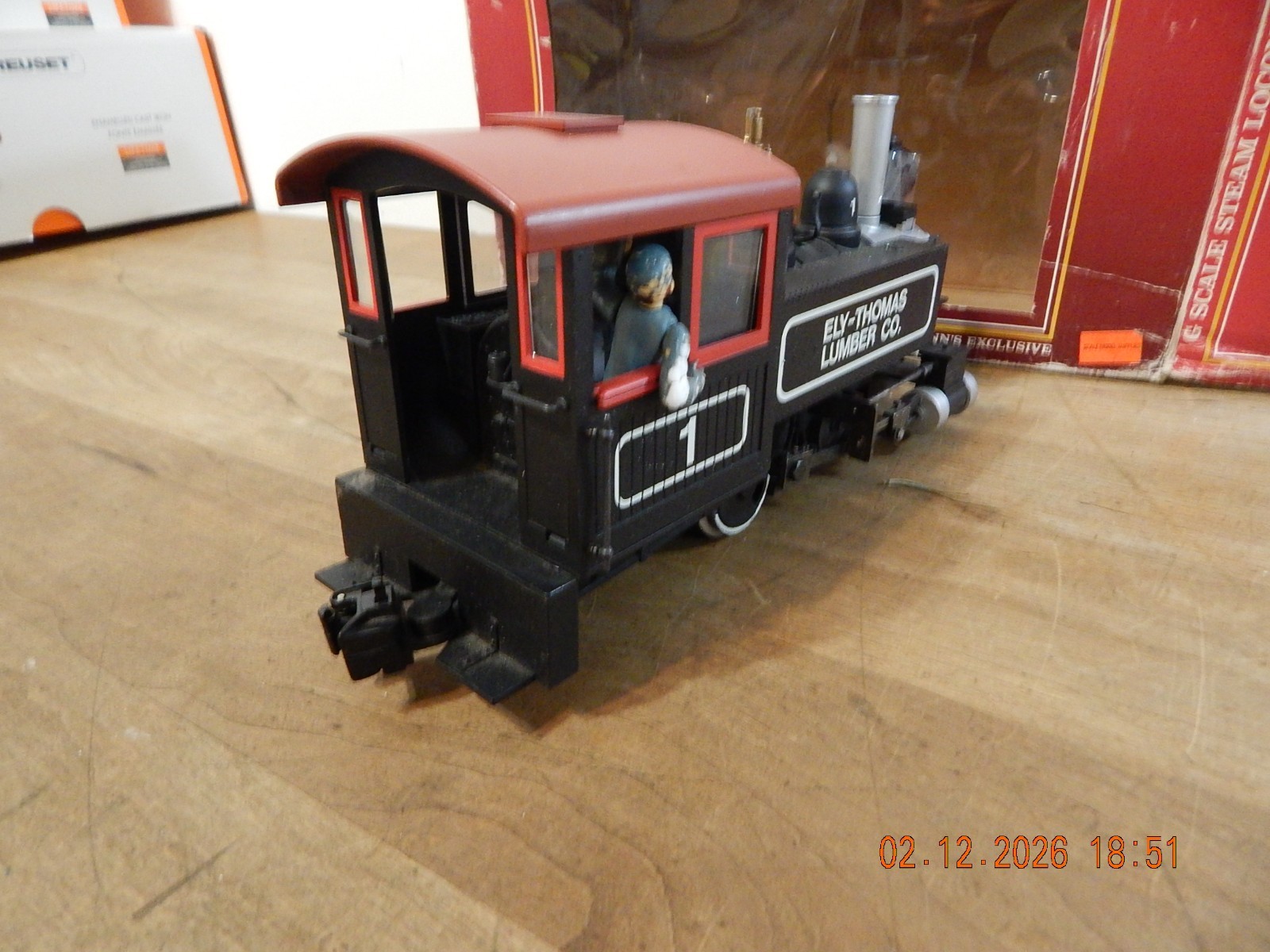 BACHMANN G-GAUGE ELY THOMAS 0-4-0 STEAM ENGINE LOCOMOTIVE 11396 UNTESTED