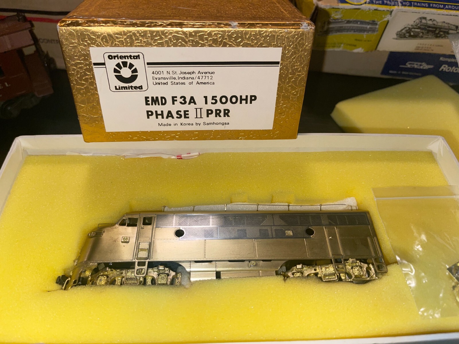 HO Brass Oriental Limited EMD F3A PH II 1500 HP All New NWSL Gears