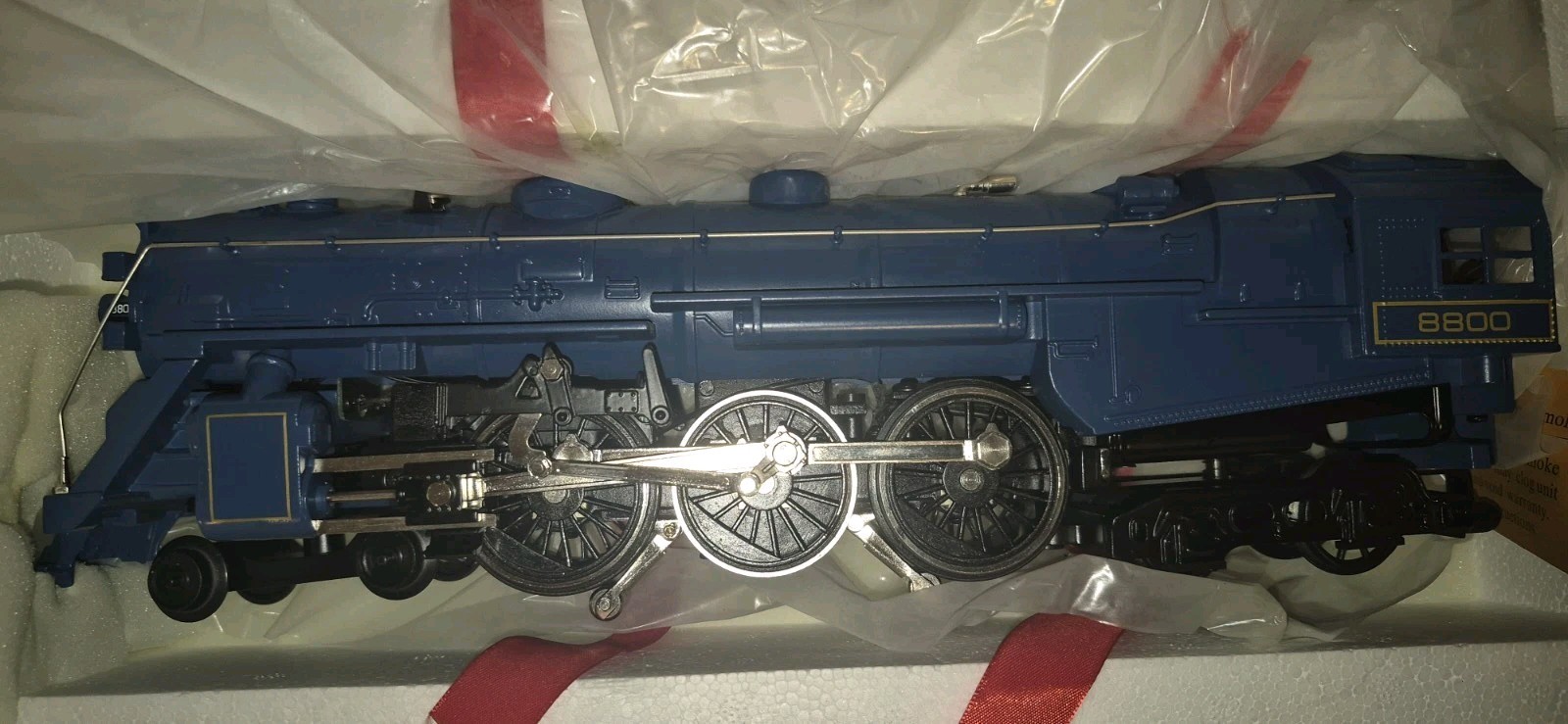 Williams Scale Hudson New Jersey Central Engine Compat. w/ MTH Lionel Nice N.I.B