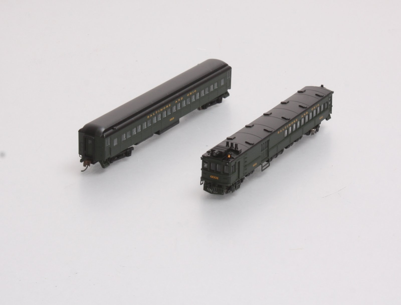 Bachmann 81466 N Baltimore and Ohio EMC Electric Doodlebug & Trailer Coach (DCC)