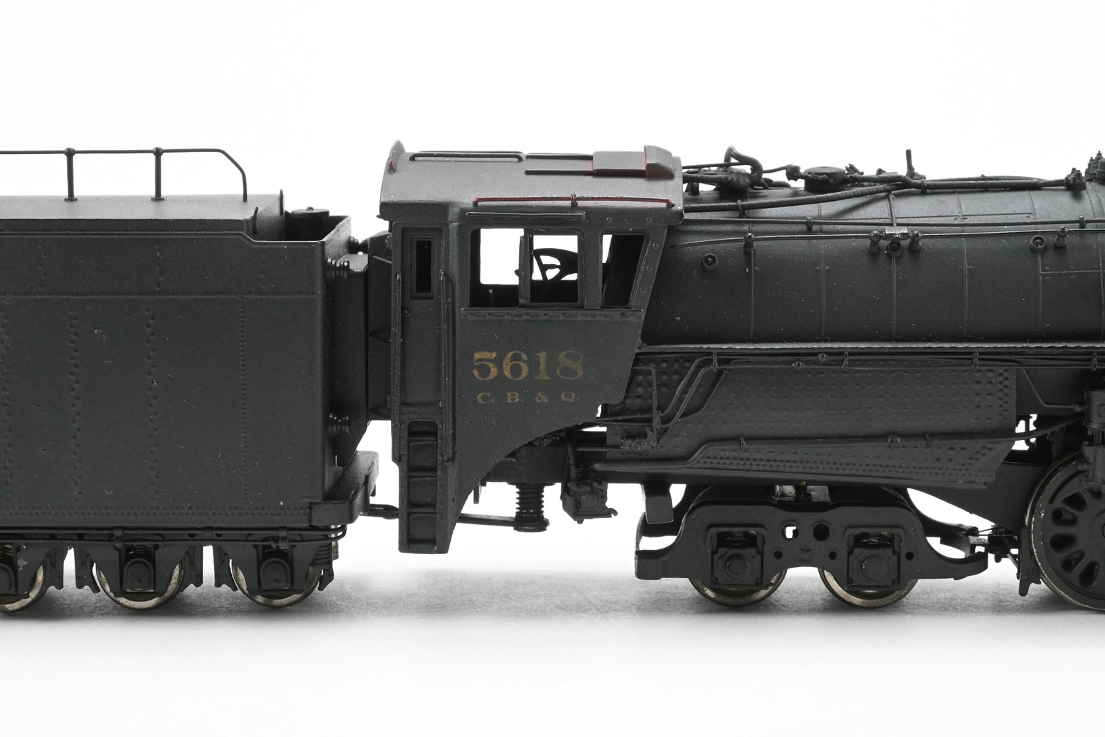 HO Brass NJ Custom Brass CB&Q Burlington Route Class O5B 4-8-4 Custom Painted