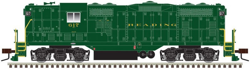HO Atlas 10003949 Reading EMD GP-7 Diesel Loco 617 Analog, DCC Ready