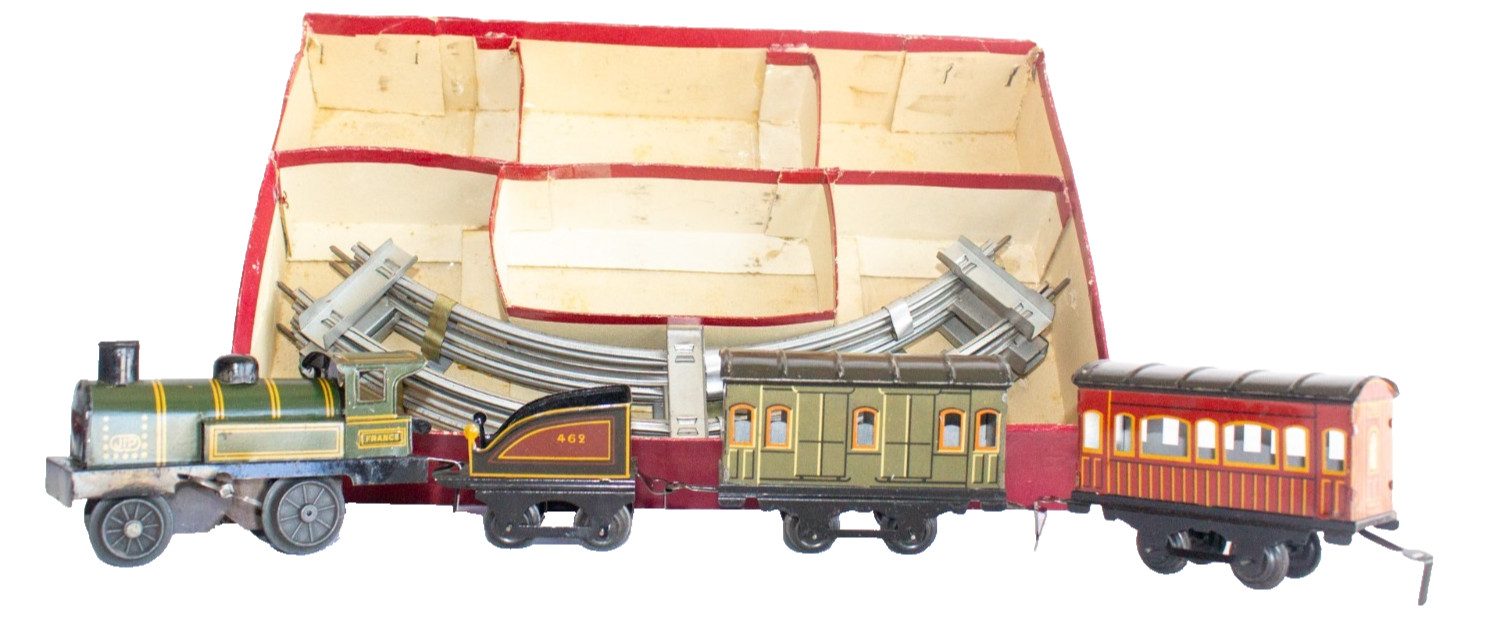 Extremely Rare French JEP 1920-1915 “France” Passenger Train set w/ Original Box