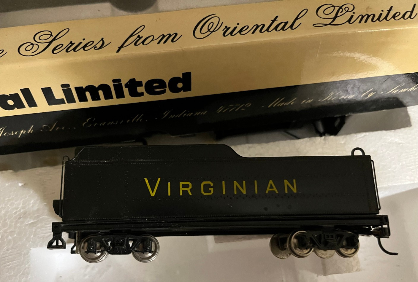 HO Brass Hybrid Virginian 2-8-8-2 Parts Lot with Box Oriental Limited