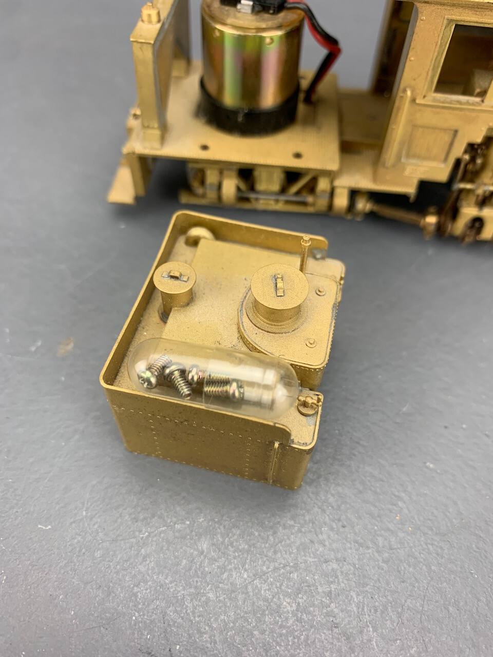 On2 Brass KTM Models 13 Ton Shay w/Grandt Line Drive O2897