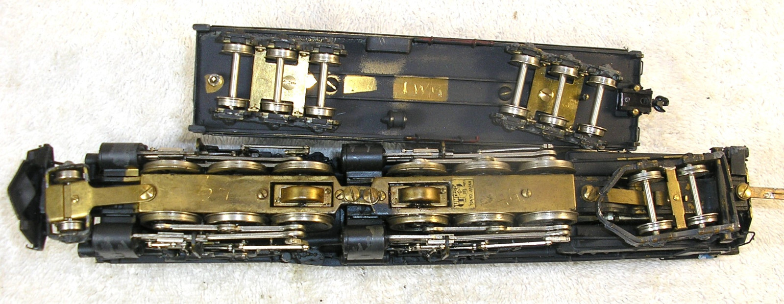 United HO Brass N&W 2-6-6-4 A Class #1212 Weathered, Pittman Motor, Runs