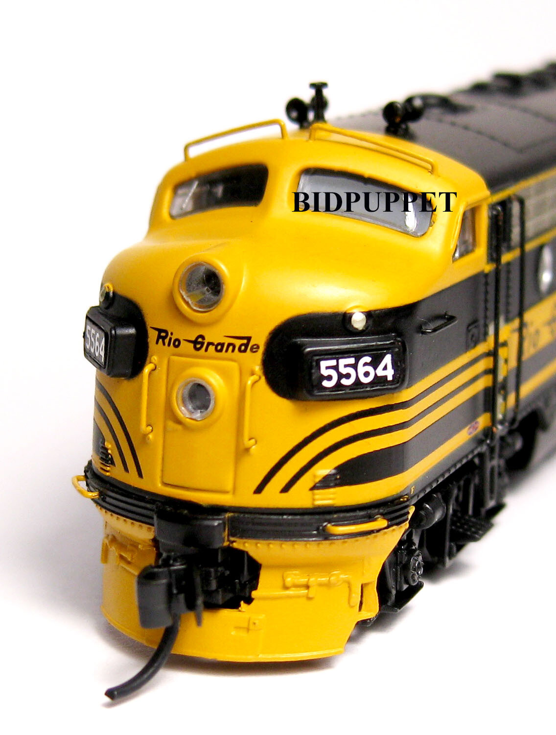 D&RGW Rio Grande EMD F7A Diesel Locomotive #5564 Paragon Stealth BLI9080 N Scale