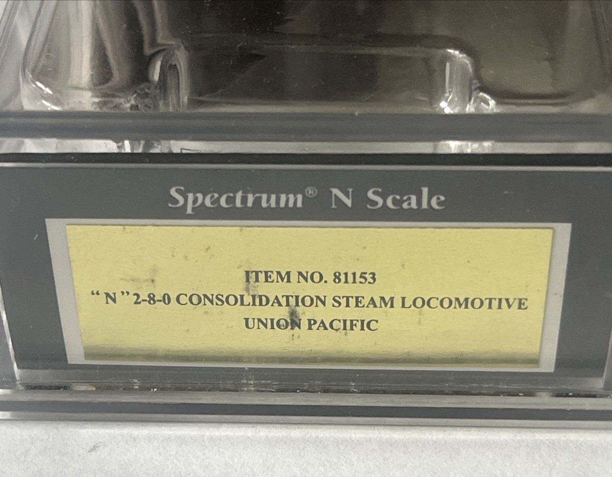 Bachmann Locomotive Steam, 2-8-0 Consolidation Union Pacific 81153 Free Shipping