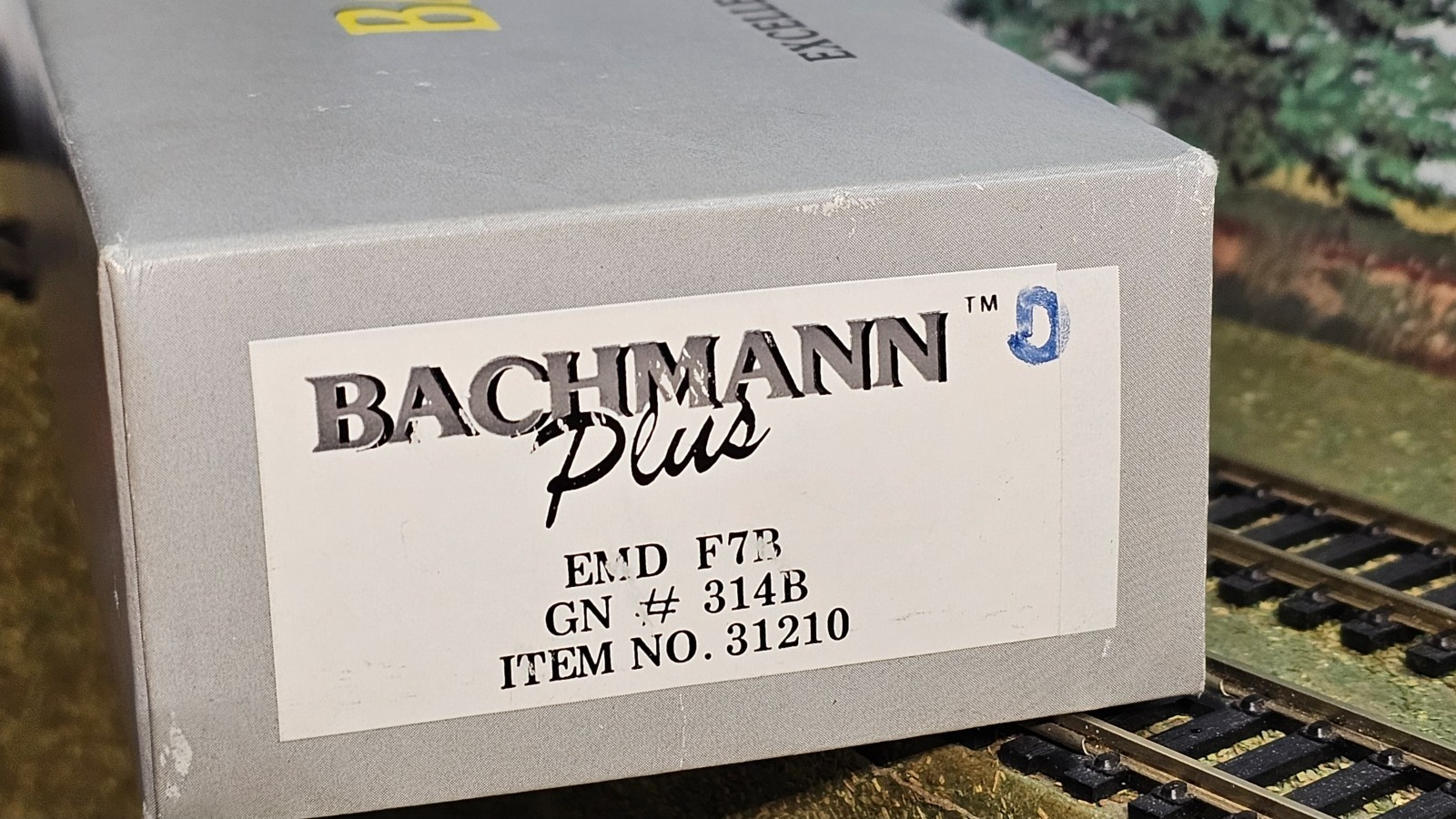 Bachmann Plus HO EMD F7B GN#314B #31210 New In Open Box