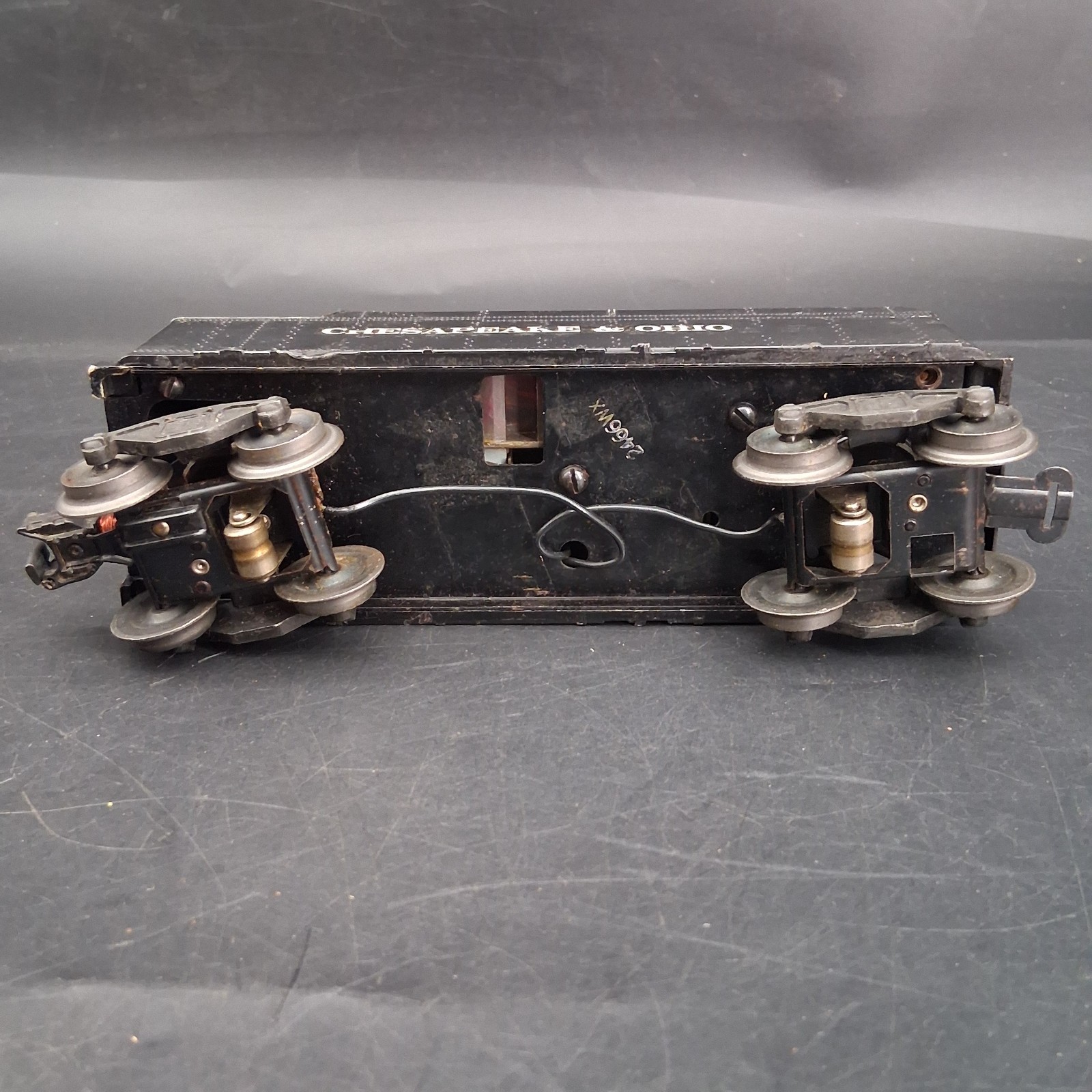 Lionel 2026 Locomotive O Gauge & 2466WX Whistle Tender Tested & Runs READ DESC
