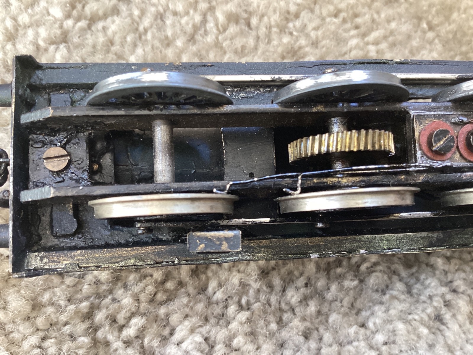 Vintage HO gauge, brass European style 0-6-0 , AS-IS, for rebuild