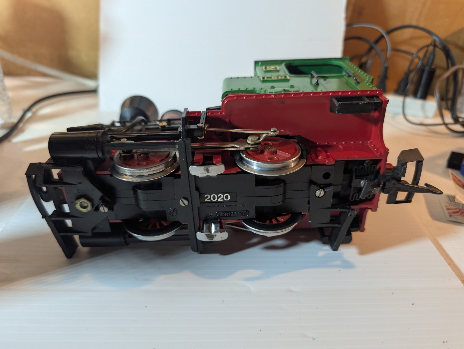 LGB G Gauge Steam Locomotive Analog Control MPN 2020 Green/Black/Red