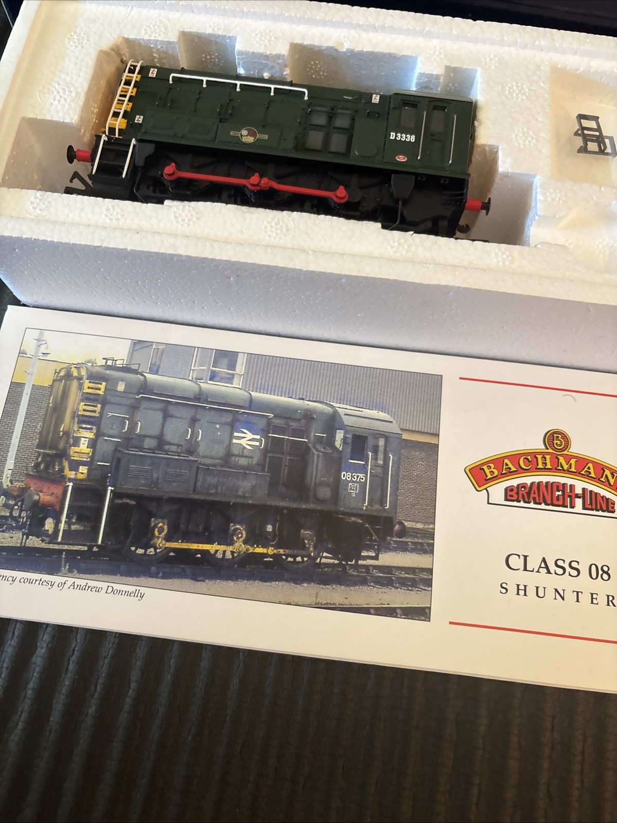 Bachmann 32-112 OO Scale Class 08 Diesel Shunter Green D3336 TESTED WORKS