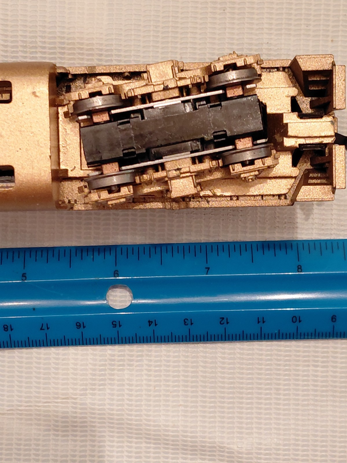 HO Athearn 89761 Chessie B&O GP40-2 GM50 Gold DC Missing Rails Horn Numbers