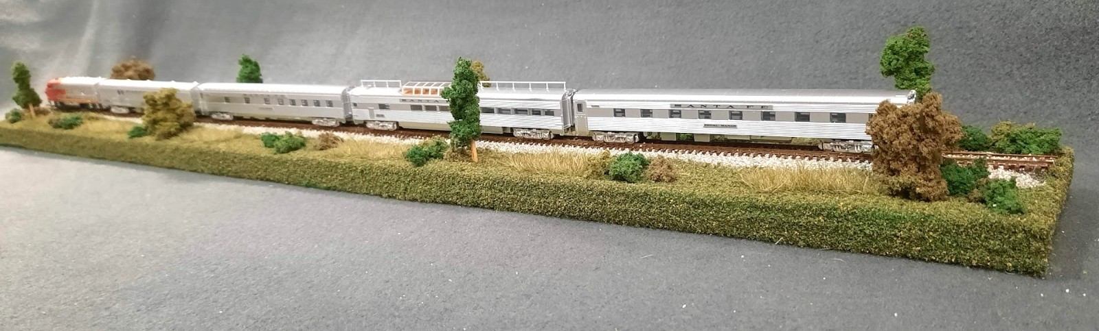 Z SCALE 24″ DISPLAY DIORAMA – “SUMMER SCENE” FOR ANY Z TRAIN