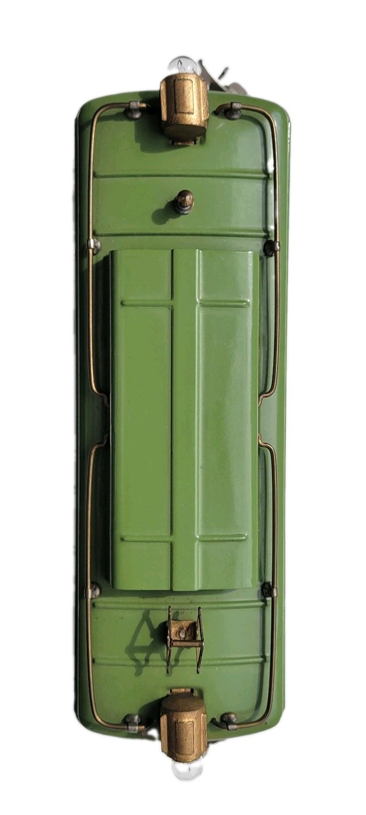 + Lionel Prewar Standard Gauge Tinplate No. 8 Olive Green Electric Engine