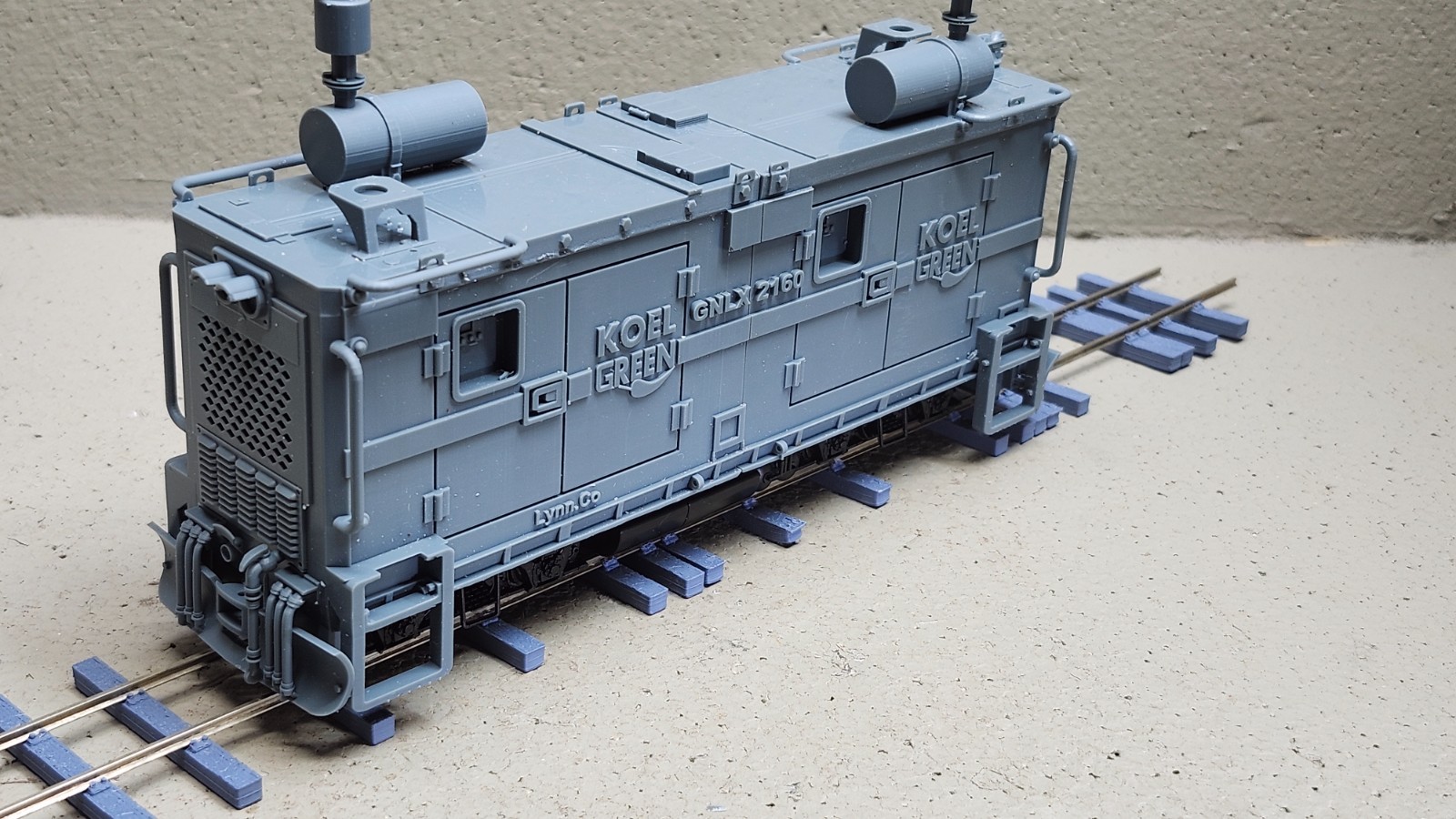 GN15 LYNN.CO GNLX2160 KOEL GREEN Genset Locomotive (DC Powered/Unpainted Kit)
