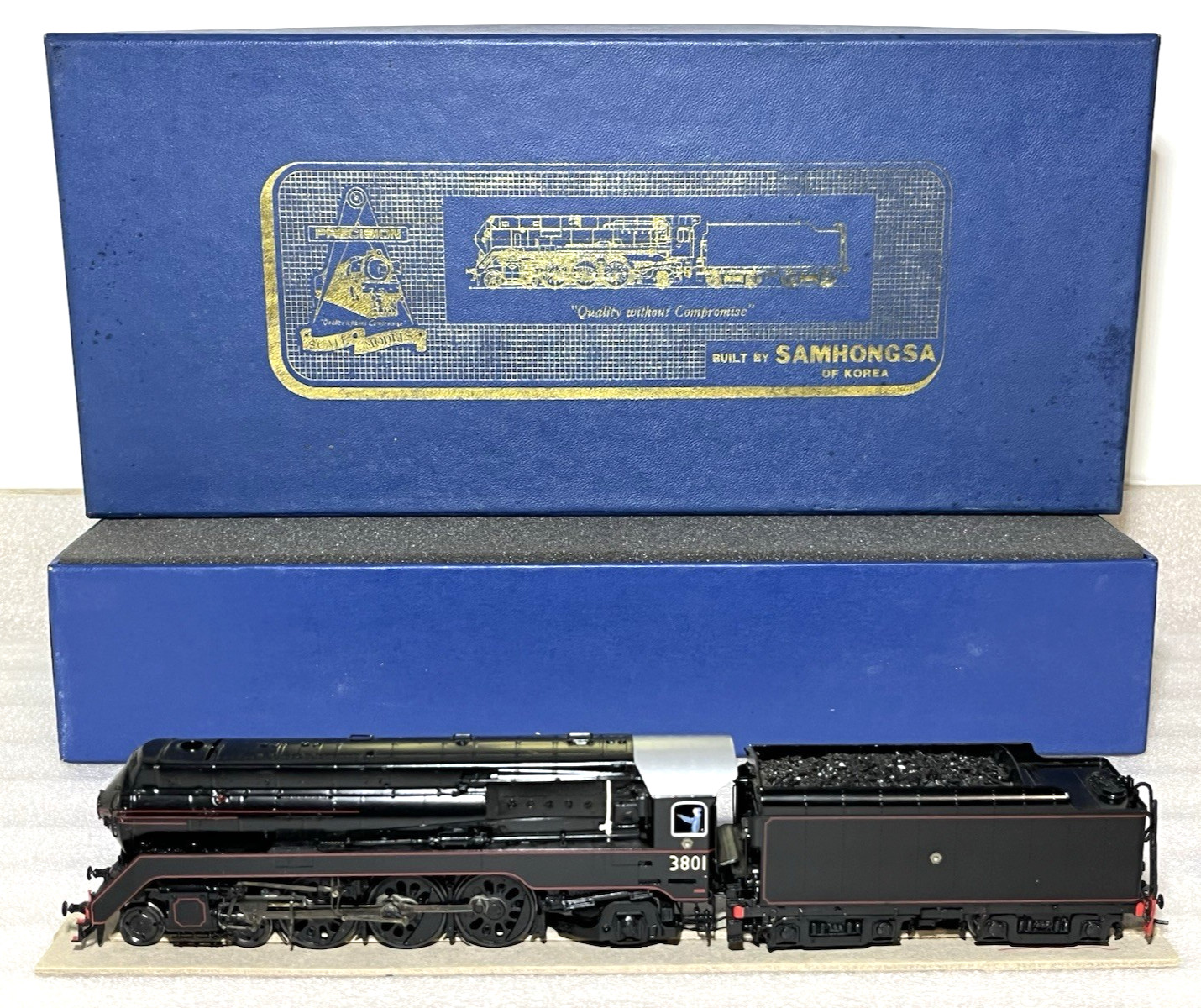 PRECISION SCALE PSM BRASS HO NSWGR 38 Class Loco 3801 Black Lt Ed as NEW NICE