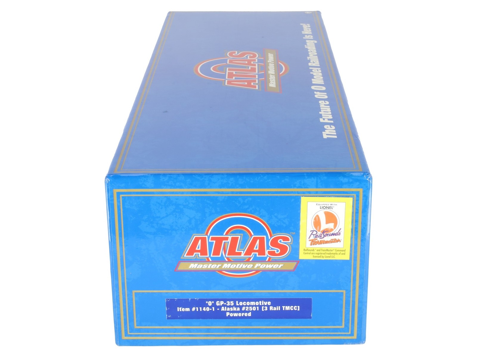 Atlas 1140-1 O Gauge Alaska Railroad GP-35 Diesel Locomotive #2501 (3 Rail) LN
