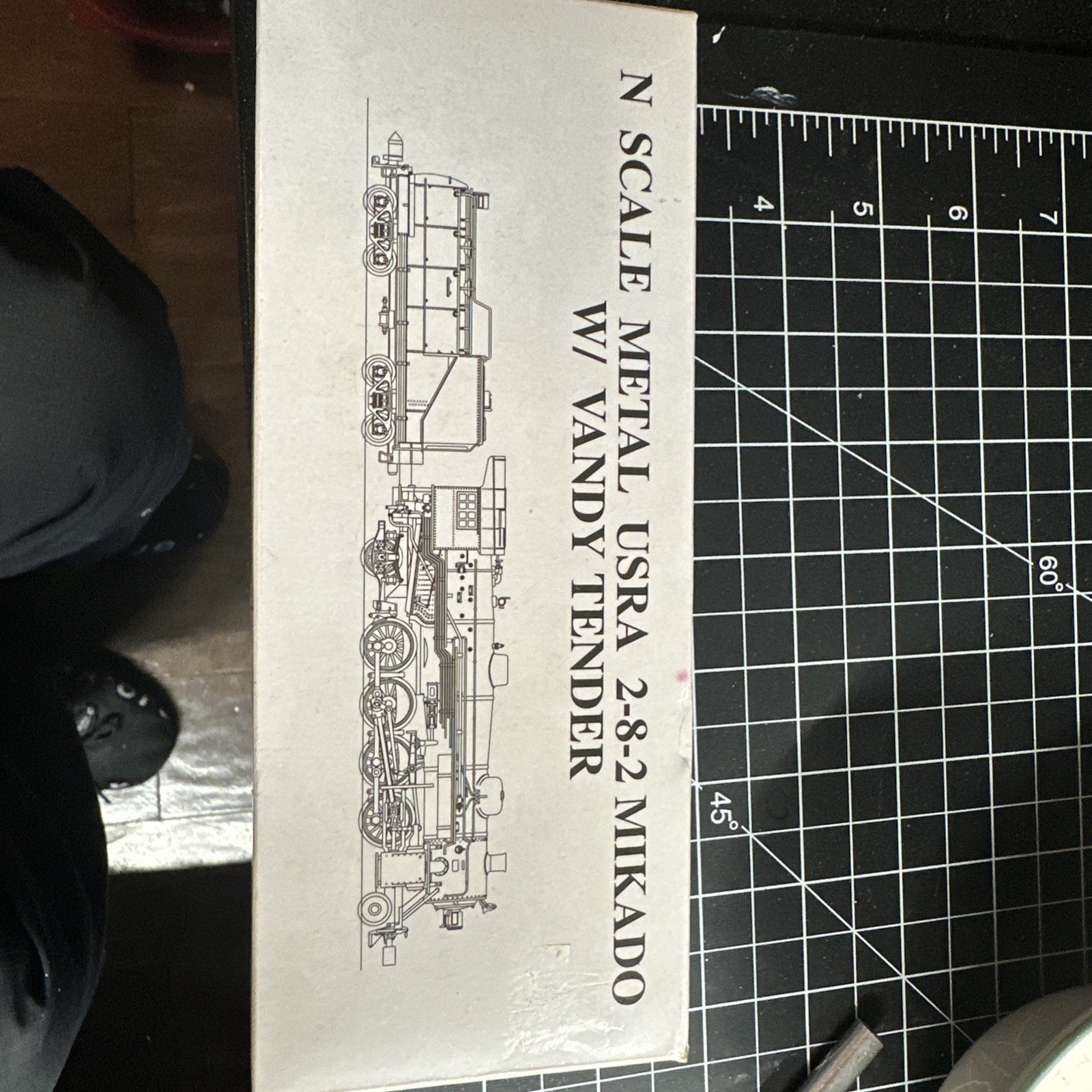 Model Power N Scale Metal USRA 2-8-2 Mikado W/ Vandy Tender