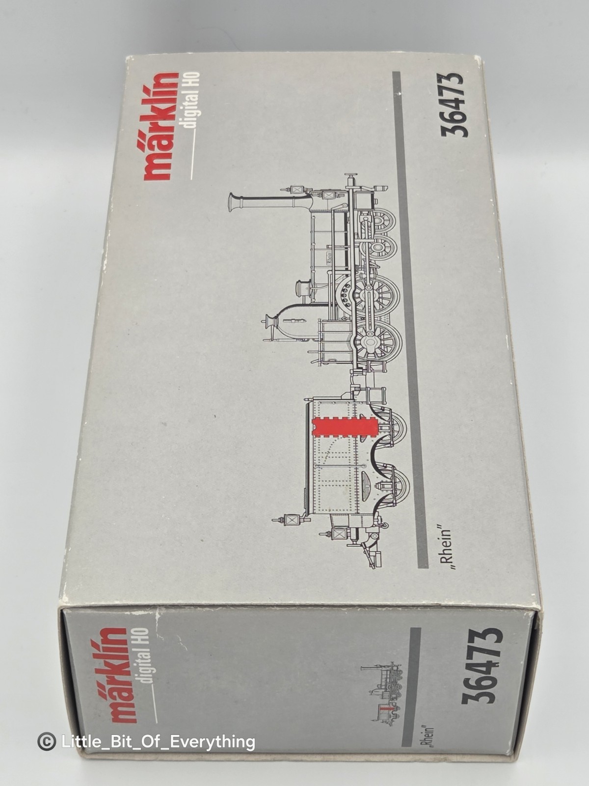 Märklin: Old-Timer Steam “Rhein” Loco of SNB / #36473 – Digital AC
