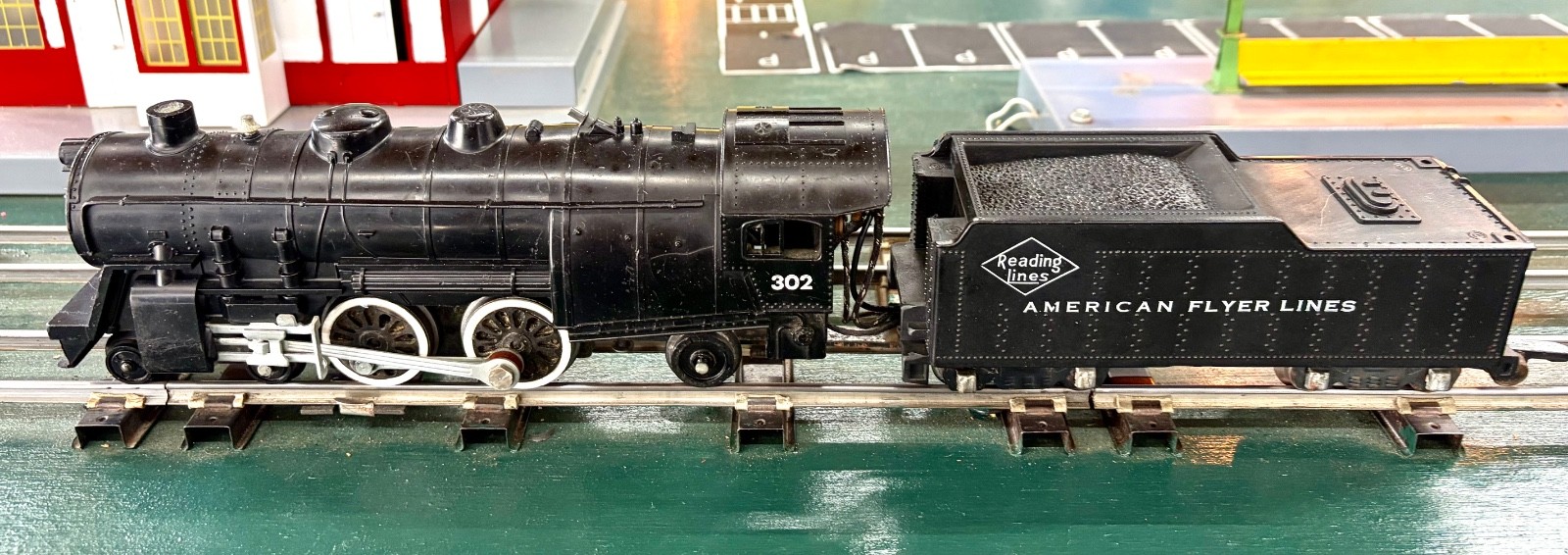 American Flyer 302 Atlantic Locomotive & Tender (#117/see Performance Video)
