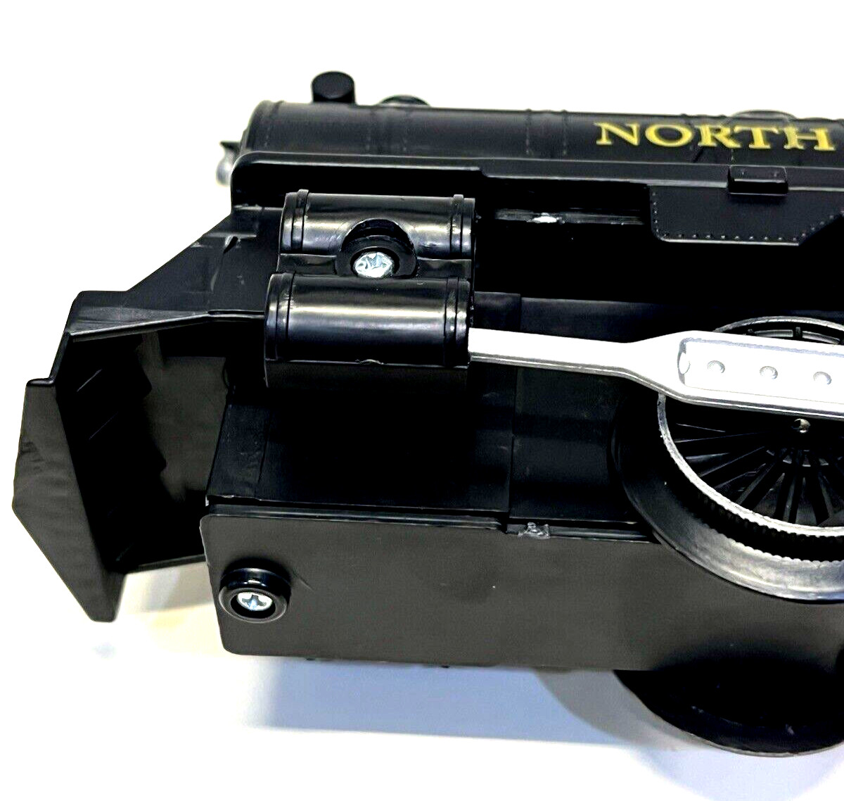 Eztec Small Sized North Pole Express Locomotive 1225 Black Battery Operated